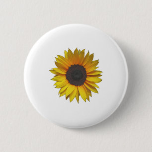 Badge Rond 5 Cm Tournesol