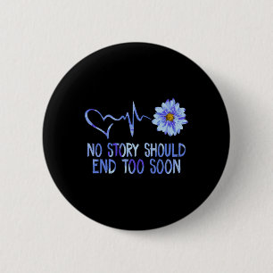 Badge Rond 5 Cm Tournesol de sensibilisation au suicide