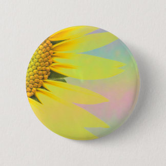 Badge Rond 5 Cm Tournesols de printemps