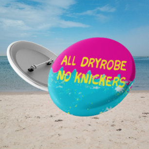 Badge Rond 5 Cm Tous Drypeignoir pas de queues eau de baignade sau