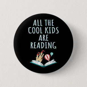 Badge Rond 5 Cm Tous Les Enfants Cool Lisent II