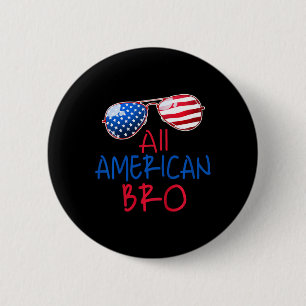 Badge Rond 5 Cm Tous les frères américains 4 juillet Tenues de fam