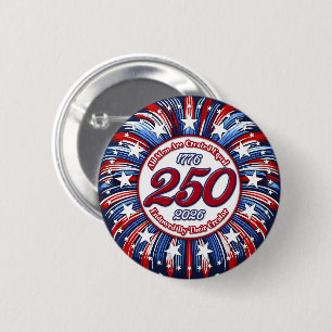 Badge Rond 5 Cm Tous les hommes sont créés égaux Graphique Feu d'a