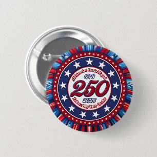 Badge Rond 5 Cm Tous les hommes sont créés égaux Graphique Rouge B