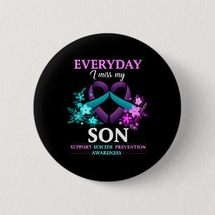 Badge Rond 5 Cm Tous Les Jours Je Manque Mon Fils Des Prix De Prév