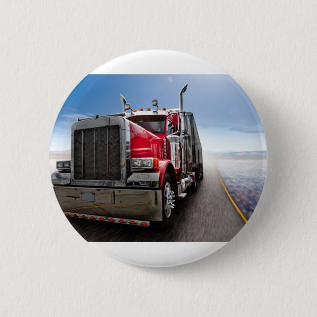 Badge Rond 5 Cm Tous les Trucker américains (Devant)