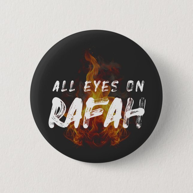 BADGE ROND 5 CM TOUS LES YEUX SUR RAFAH (Devant)