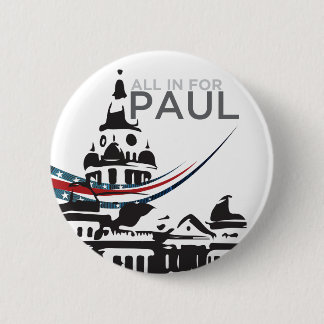 Badge Rond 5 Cm Tous pour Paul - bouton de tribunal
