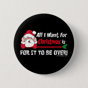 Badge Rond 5 Cm Tous que je veux pour Noël