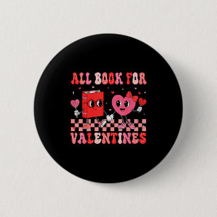 Badge Rond 5 Cm Tous Réservés Pour La Saint-Valentin Bibliothécair
