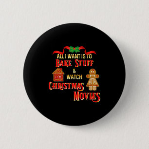 Badge Rond 5 Cm Tout ce que je veux faire est de regarder des film