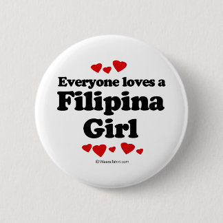 Badge Rond 5 Cm Tout le monde aime un T-shirt fille philippin