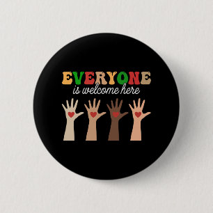 Badge Rond 5 Cm Tout Le Monde Est Le Bienvenu Ici Drôle Citation D