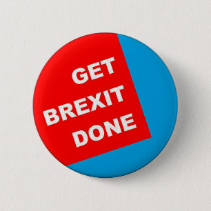 BADGE ROND 5 CM TOUT NOUVEAU ! ! - OBTENIR LE BREXIT FAIT LE NIP R