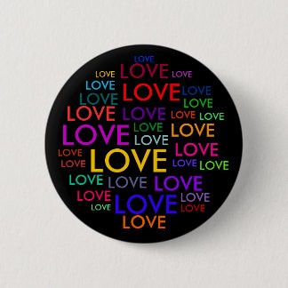 BADGE ROND 5 CM TOUT QUE VOUS AVEZ BESOIN EST AMOUR !