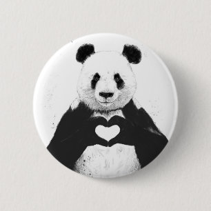 Badge Rond 5 Cm Tout que vous avez besoin est amour