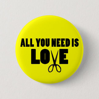 Badge Rond 5 Cm Tout que vous avez besoin est Pin d'amour