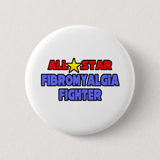 Badge Rond 5 Cm Tout Star Fibromyalgia Fighter
