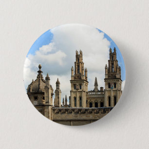 Badge Rond 5 Cm Toutes les âmes université, Oxford