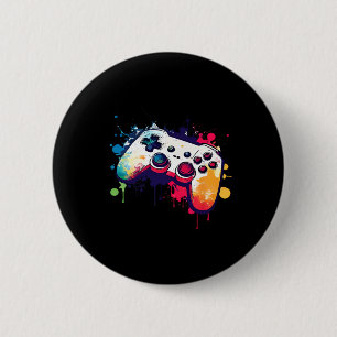 Badge Rond 5 Cm Toutes les choses manette de jeu vidéo pour garçon