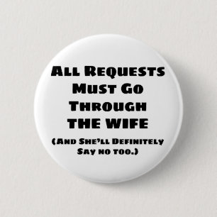 Badge Rond 5 Cm Toutes les demandes épouse