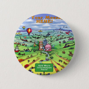 Badge Rond 5 Cm Toutes les routes mènent à Austin Texas