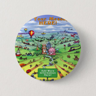Badge Rond 5 Cm Toutes les routes mènent à Austin Texas