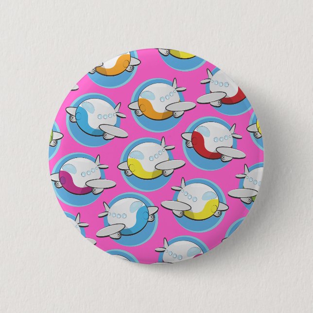 Badge Rond 5 Cm Toy Planes (Devant)