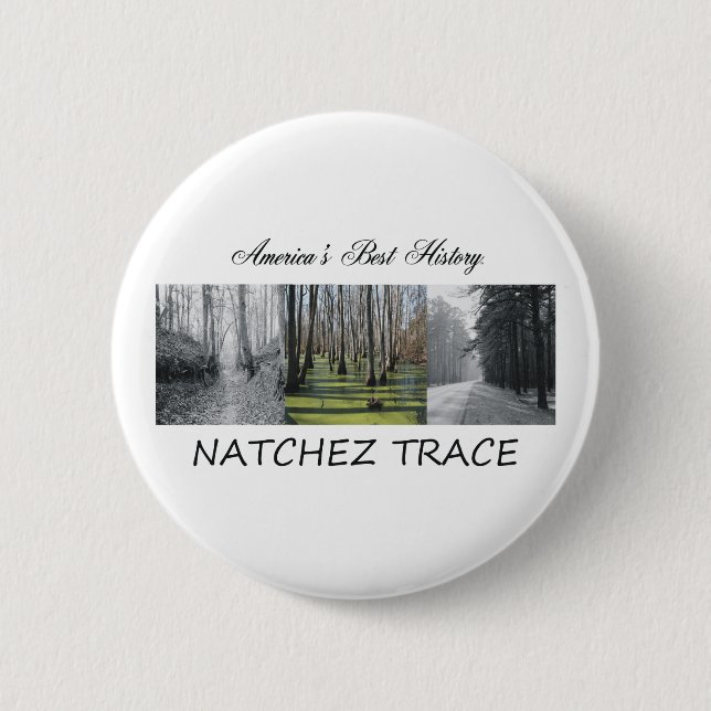 Badge Rond 5 Cm Trace d'ABH Natchez (Devant)