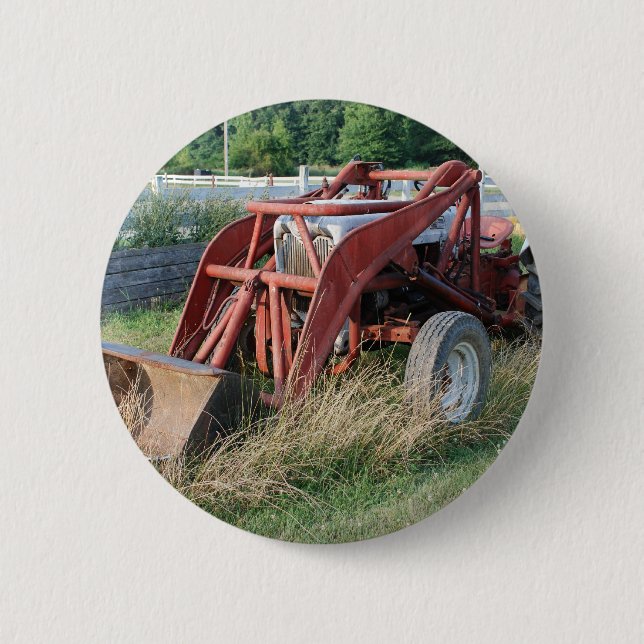 Badge Rond 5 Cm tracteur (Devant)