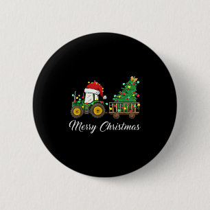 Badge Rond 5 Cm Tracteur Sweater Farmer Farm Funny Joyeux Jeu