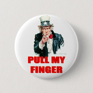 Badge Rond 5 Cm Traction - bouton