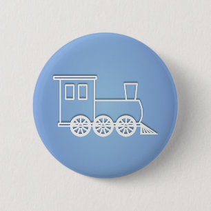 Badge Rond 5 Cm Train
