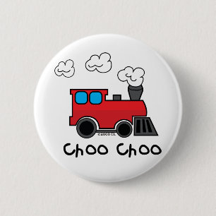 Badge Rond 5 Cm Train de Choo Choo