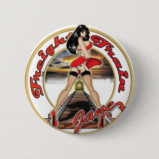 Badge Rond 5 Cm train de fret jane