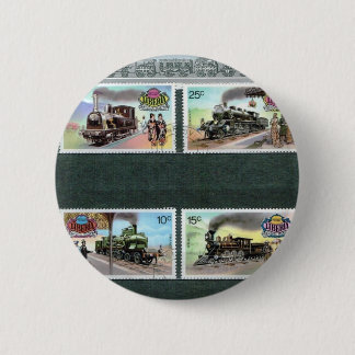 Badge Rond 5 Cm Trains, chemins de fer, locomotives 2