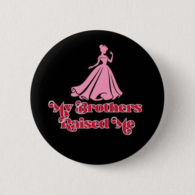 Badge Rond 5 Cm Traitement de princesse (Devant)
