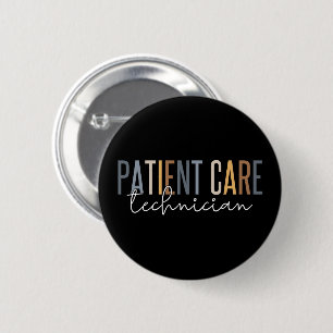 Badge Rond 5 Cm Traitement des patients Technicien Dons PCT