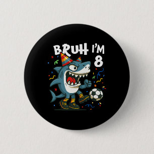 Badge Rond 5 Cm Tralalero Tralala Italian Brainrot Football 8e Ann