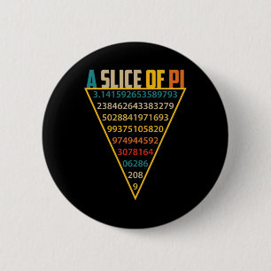 Badge Rond 5 Cm Tranche Du Jour S Pour Hommes Femmes Symbole 3.14 