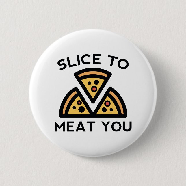 Badge Rond 5 Cm Trancher Pour Vous Manger (Devant)
