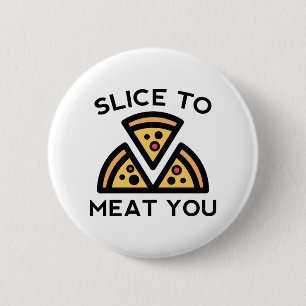 Badge Rond 5 Cm Trancher Pour Vous Manger