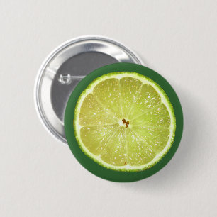 Badge Rond 5 Cm Tranches de chaux
