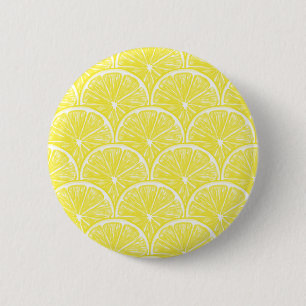 Badge Rond 5 Cm Tranches de citron