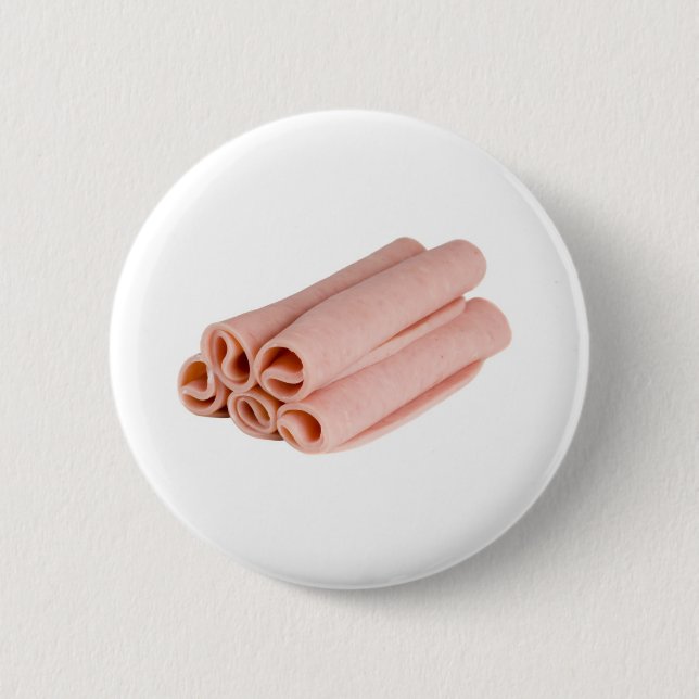 Badge Rond 5 Cm Tranches de jambon (Devant)