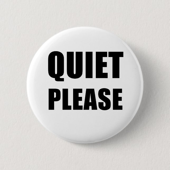 Badge Rond 5 Cm Tranquillité svp (Devant)