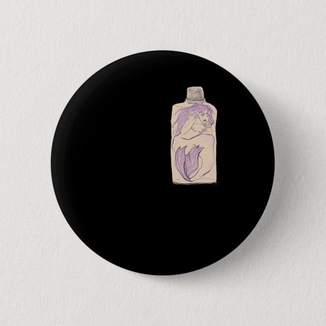 Badge Rond 5 Cm Trans Merman Lgbt (Devant)