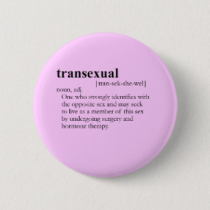 Badge Rond 5 Cm TRANSEXUEL (définition)