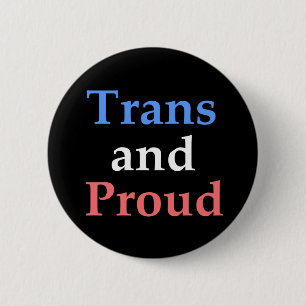 Badge Rond 5 Cm Transport et fier - gay pride