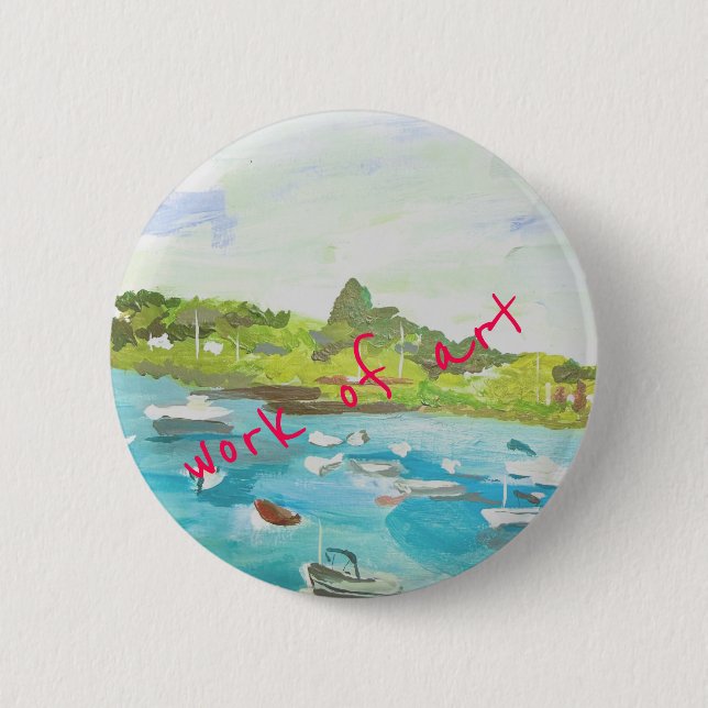 Badge Rond 5 Cm Travail d'Art (Devant)